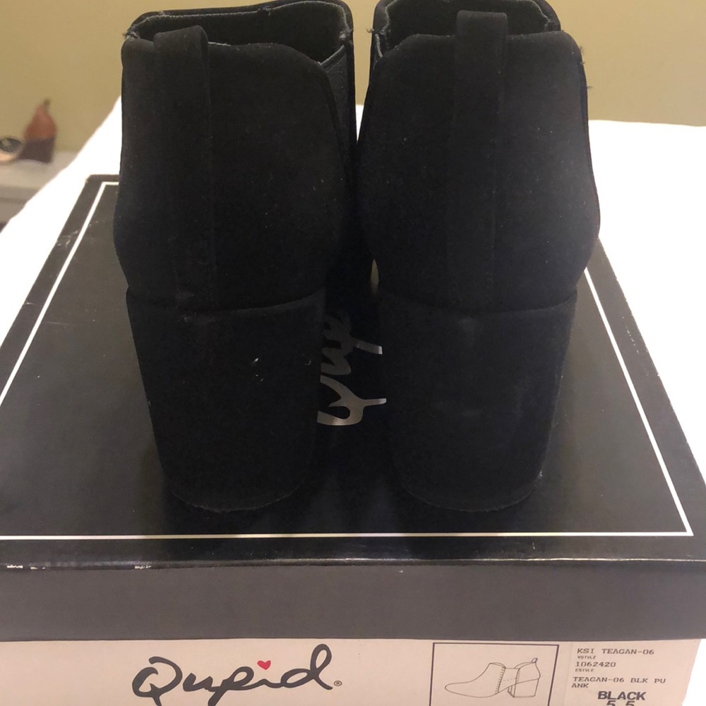 Suede Ankle Booties - Picture 4 of 4